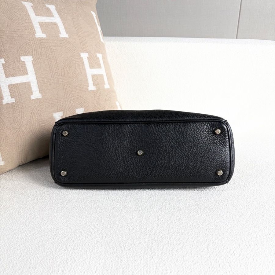 Dior 黑金vip全皮手提紫色內里 31*22*12 98新配件子袋塵袋肩帶-4