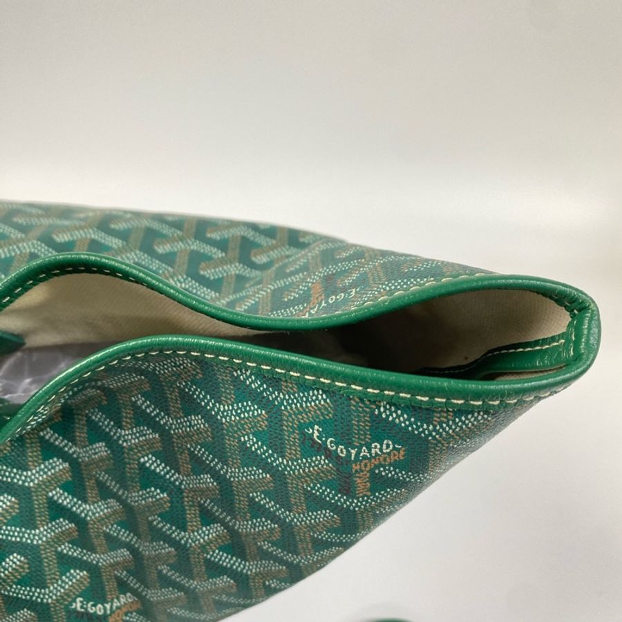 【96%新✨經典保值❗️🈹秒殺價優惠】GOYARD Saint Louis Y字老花滿印 托特包 小號 綠色-14