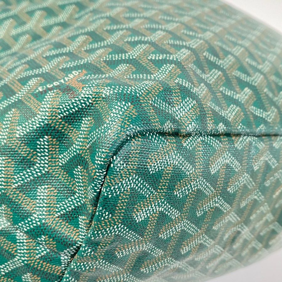 【96%新✨經典保值❗️🈹秒殺價優惠】GOYARD Saint Louis Y字老花滿印 托特包 小號 綠色-19