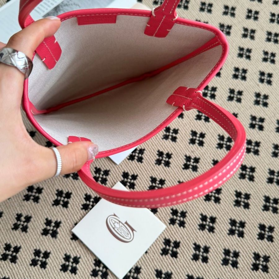 【全新✨少女心爆棚💅🏻稀有色🩷】Goyard tote mini 樱花粉 托特包 限定版-5