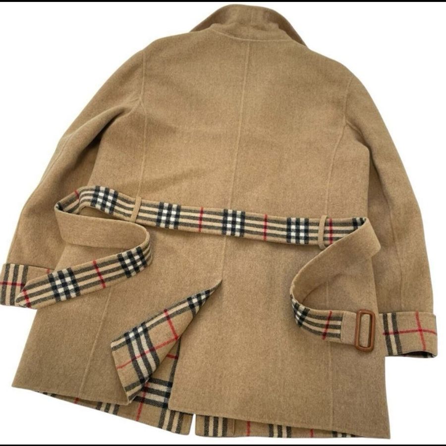 極美/Burberry/時尚女神羊絨羊毛大衣-3