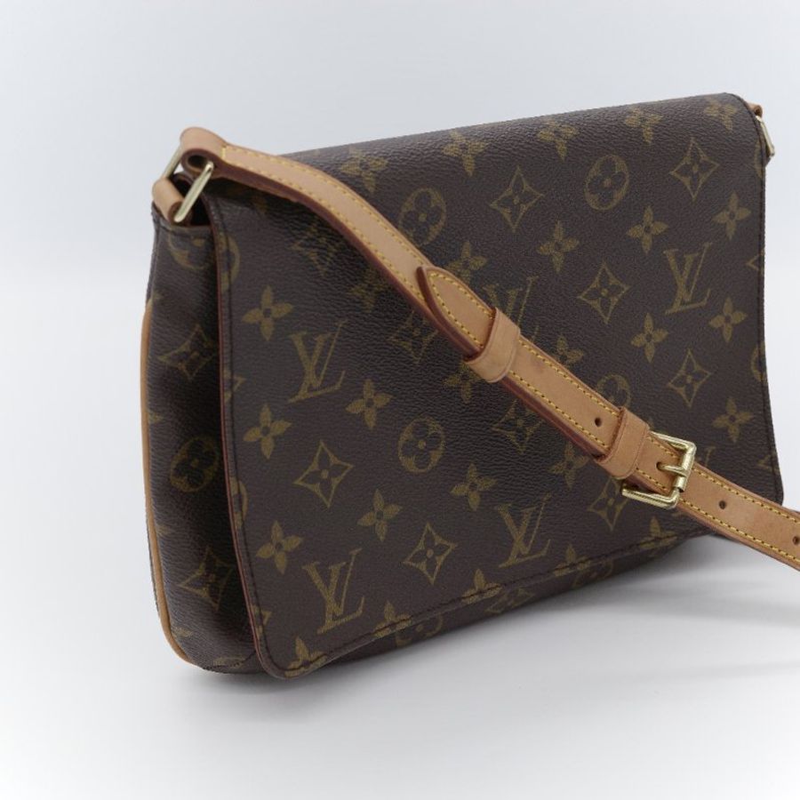 Louis Vuitton 路易威登 Musette Tango 經典老花 帆布 肩背包-2