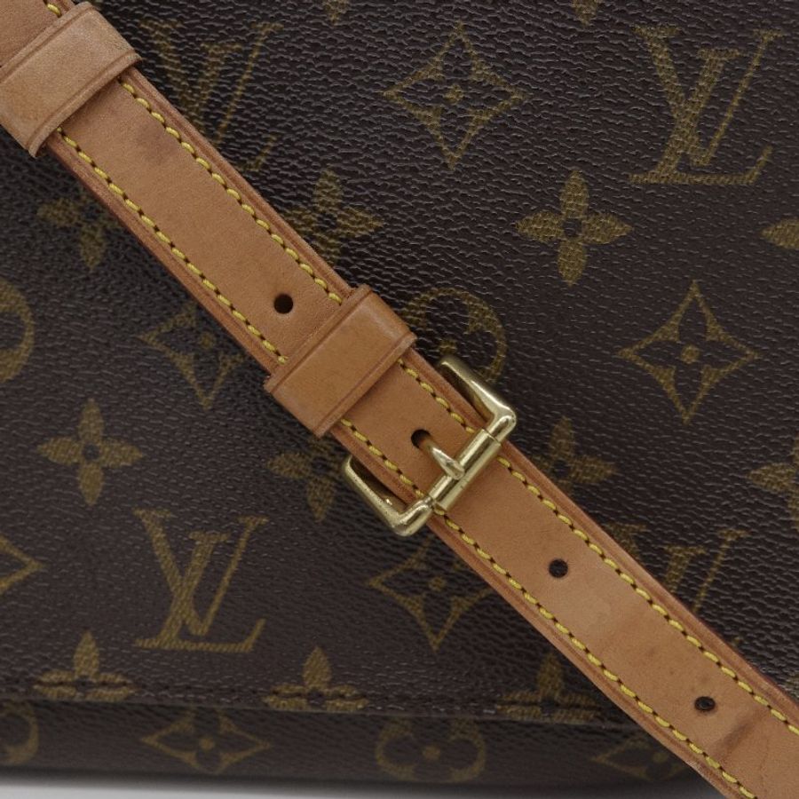 Louis Vuitton 路易威登 Musette Tango 經典老花 帆布 肩背包-6