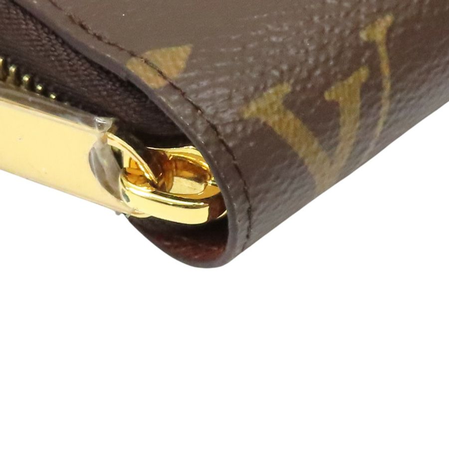 棕色 帆布 Zippy Wallet 拉鍊 長夾【LOUIS VUITTON LV 路易威登】 M42616-11
