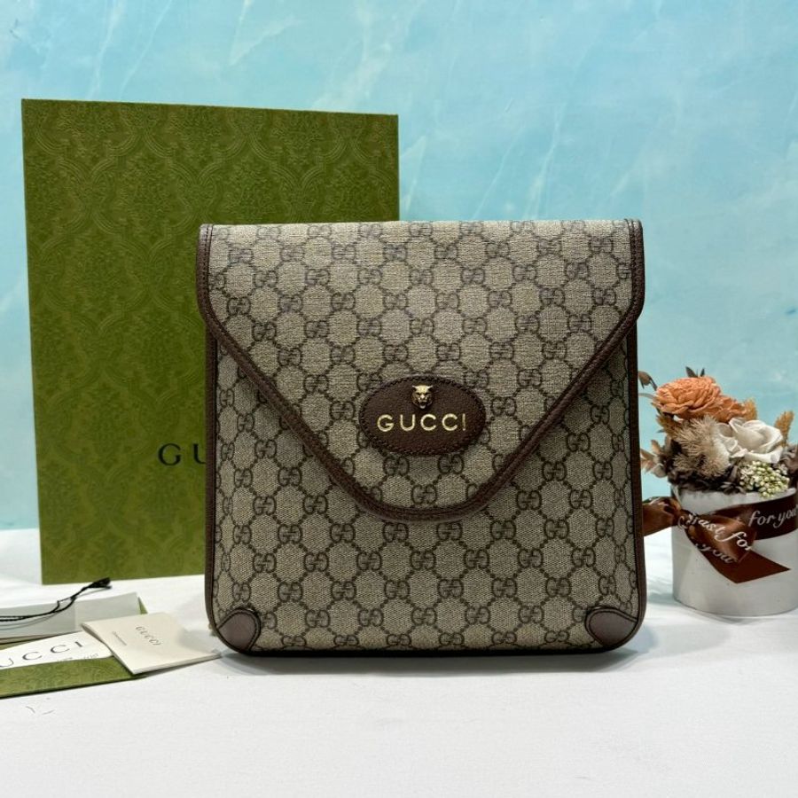 GUCCI Neo Vintage GG中型郵差包-0