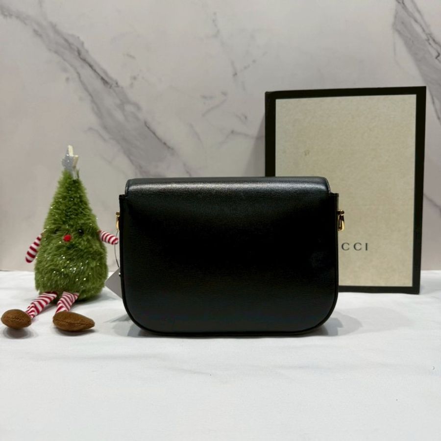 GUCCI 1955 mini全皮革肩背包-1