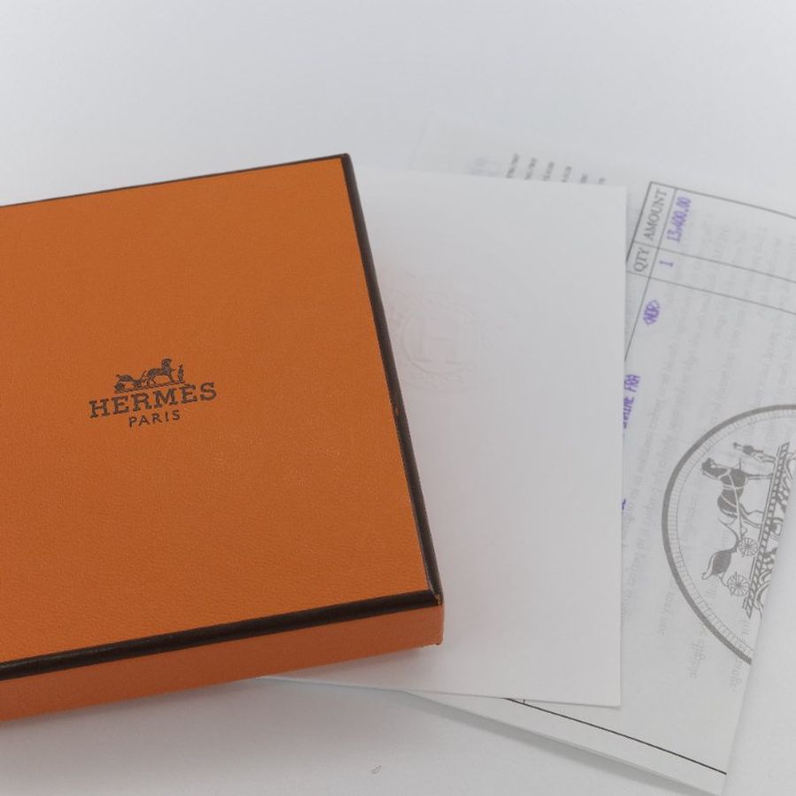 Hermès 愛馬仕 Mini Pop H 紅色琺瑯 金色鍍金 項鍊-1