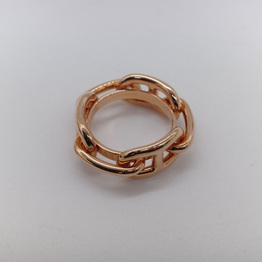 Hermès 愛馬仕 Regate 90 金色 鍍金 絲巾環-3
