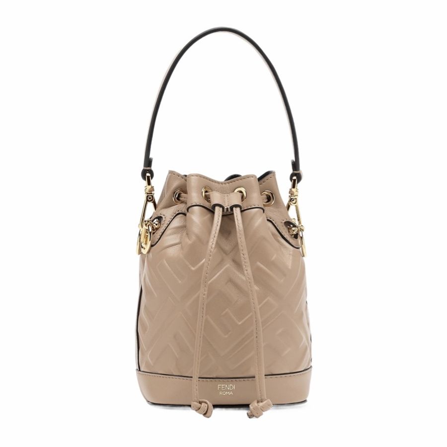 Fendi 女士 Mon Tresor水桶單肩包均碼碼14cm*12cm*18cm-0