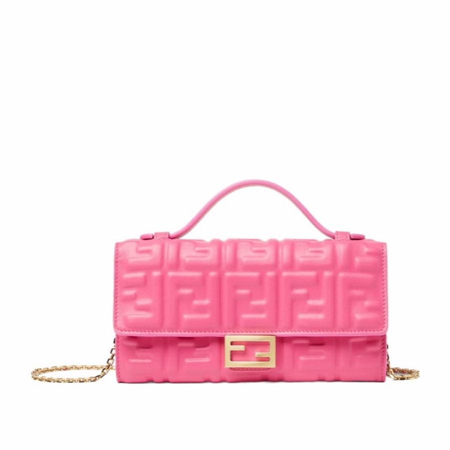 Fendi 女士 Baguette Continental 單肩包均碼碼常規、18.8cm*3.5cm*9.5cm-0