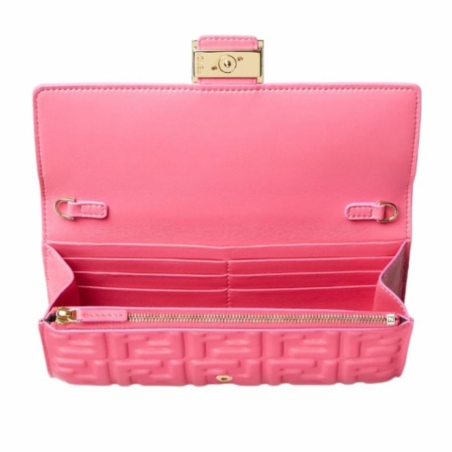 Fendi 女士 Baguette Continental 單肩包均碼碼常規、18.8cm*3.5cm*9.5cm-1