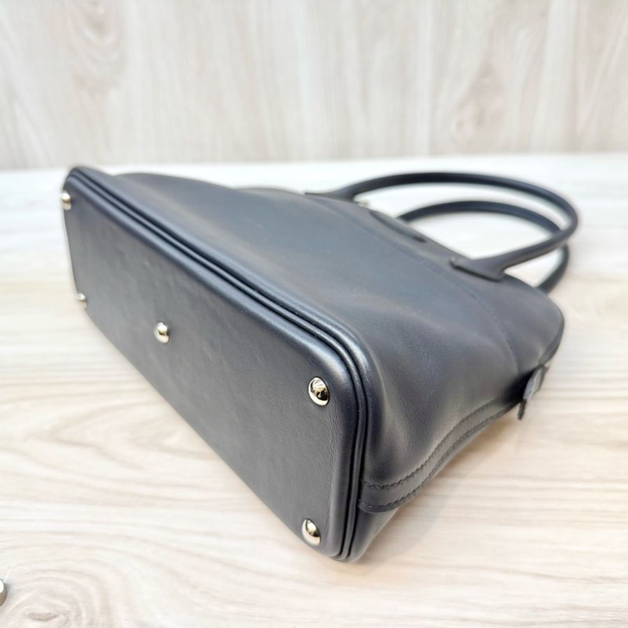 HERMES 76深海藍Swift皮銀釦Bolide27-16