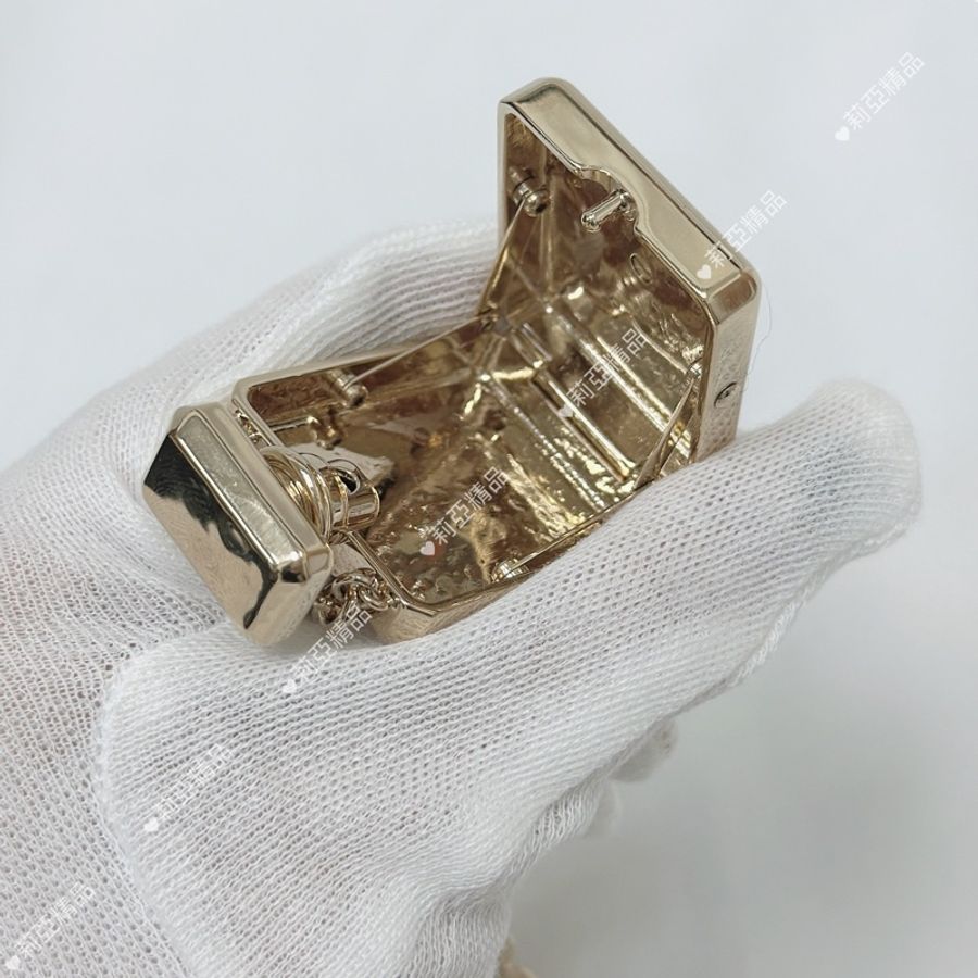 莉亞精品♡Chanel 香水瓶項鍊 #短 二手美品-10
