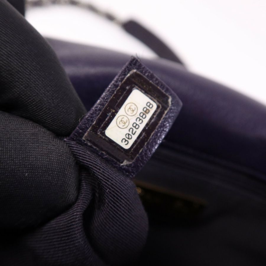 CHANEL 牛皮皮革Chanel 19 Small金扣鏈帶手挽肩背兩用袋-7