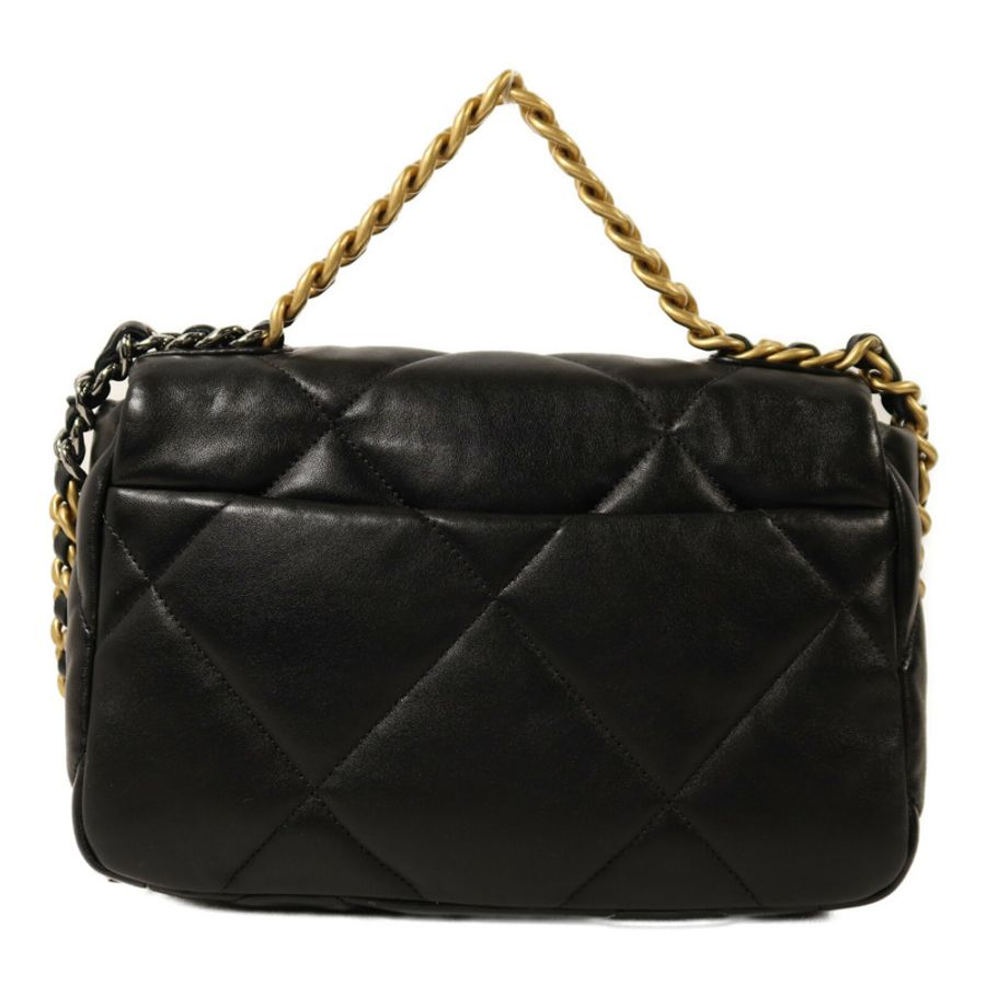 CHANEL 羊皮皮革C19 Small鏈帶肩背袋-1