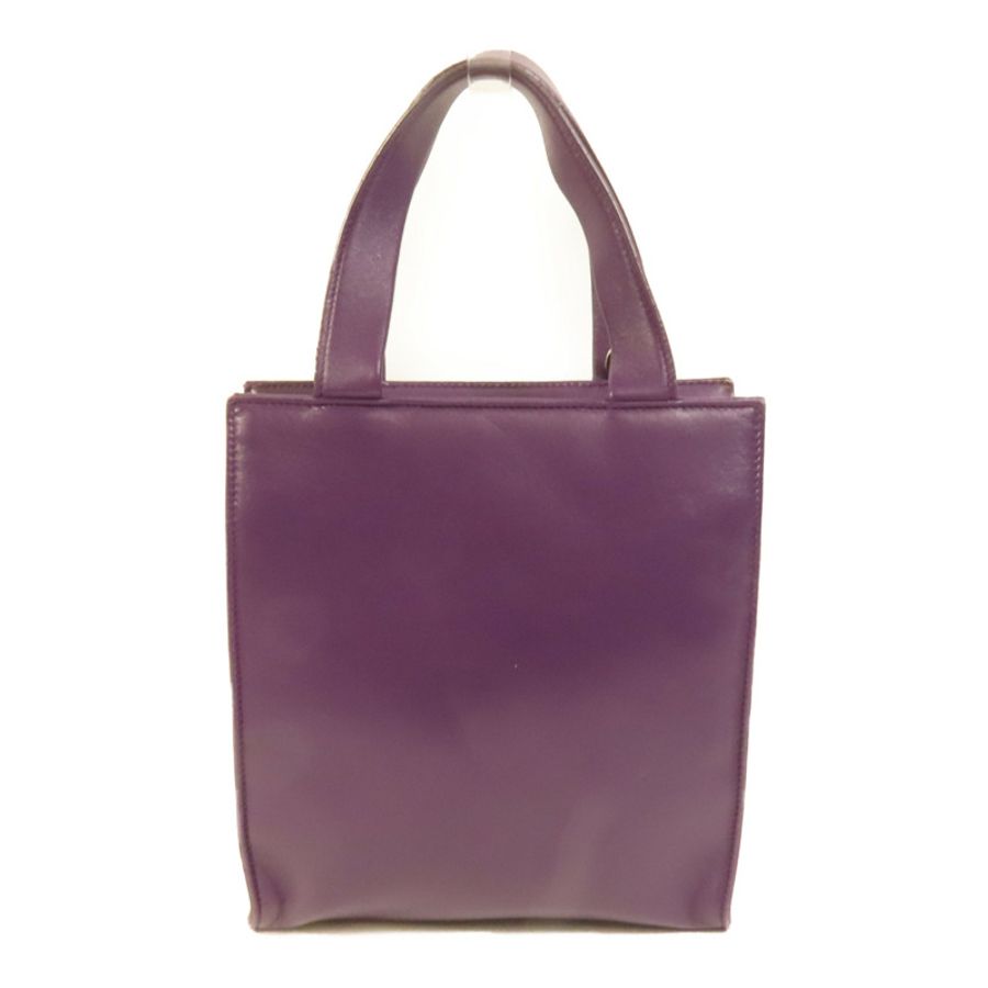 PRADA 羊皮皮革2 Way Shoulder銀扣手挽肩背兩用袋-1