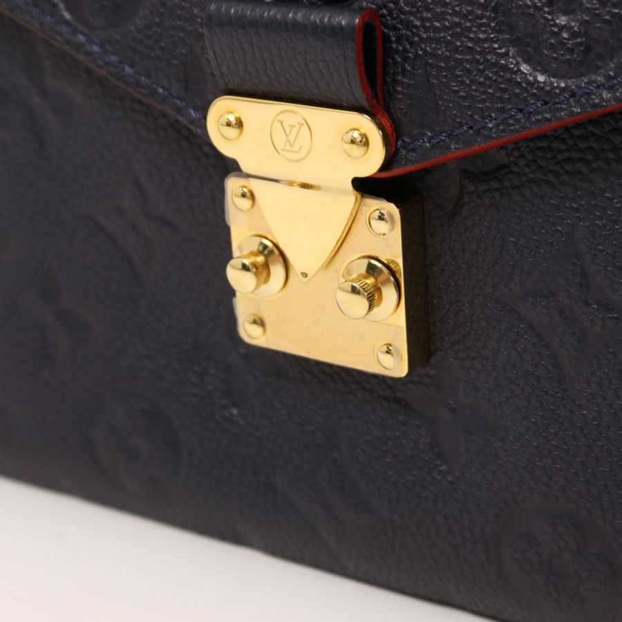 LOUIS VUITTON Monogram Empreinte Pochette Metis金扣手挽肩背兩用袋-9