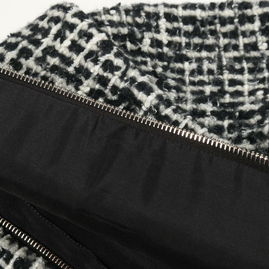 路易威登 (LOUIS VUITTON) 羊毛材質黑白滑冰裙，二手女款，尺寸 34-6