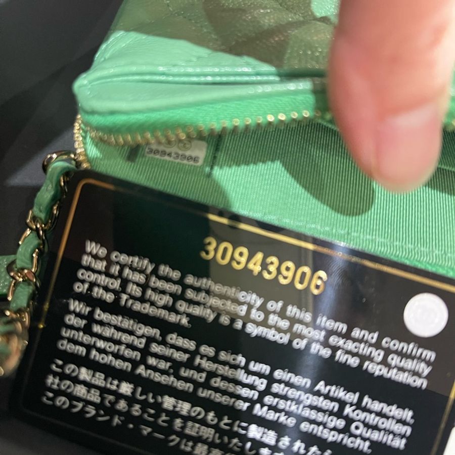 Chanel相機包 牛皮woc 放的下手機-15