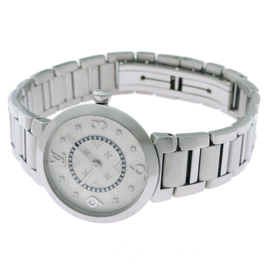路易威登 Tambour Slim 8P 鑲鑽女錶 Q12MG-1