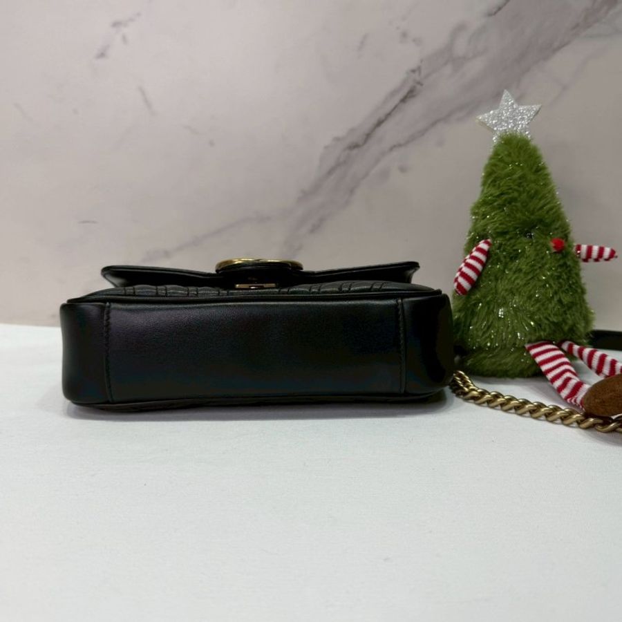 GUCCI GG Marmont小型絎縫肩揹包-7
