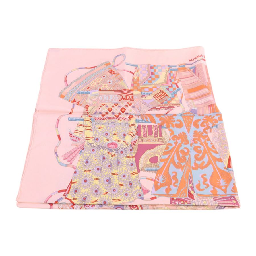 HERMES 絲質Scarf 90x90絲巾-3