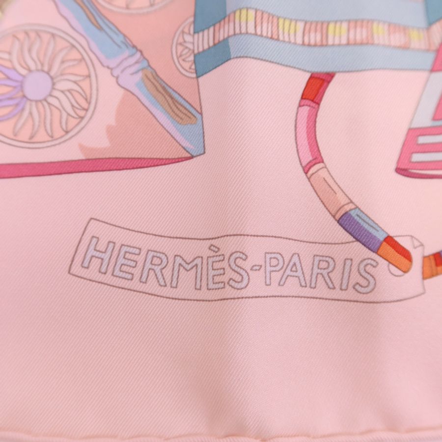 HERMES 絲質Scarf 90x90絲巾-7