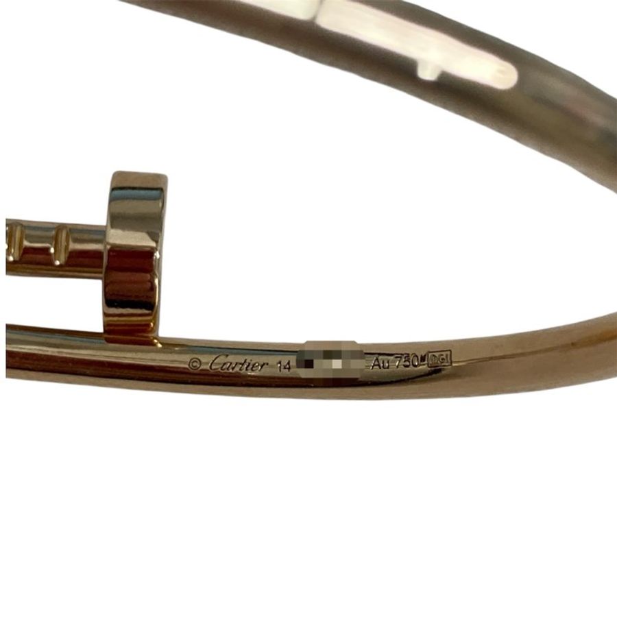CARTIER 卡地亞 JUSTE UN CLOU B6062514 釘子手環 玫瑰金-4