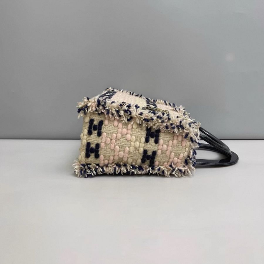 Dior迪奧 限量毛呢編織戴妃包-2