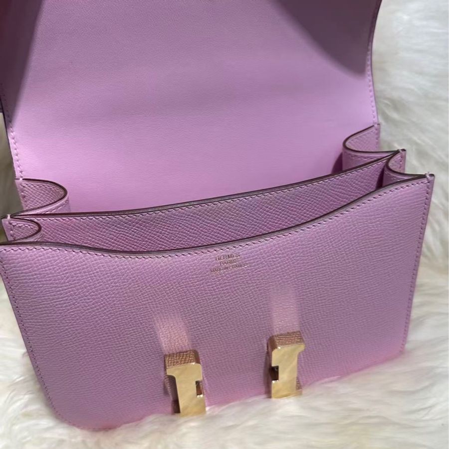 Hermès Constance 19 康康包(X9锦葵紫)-5