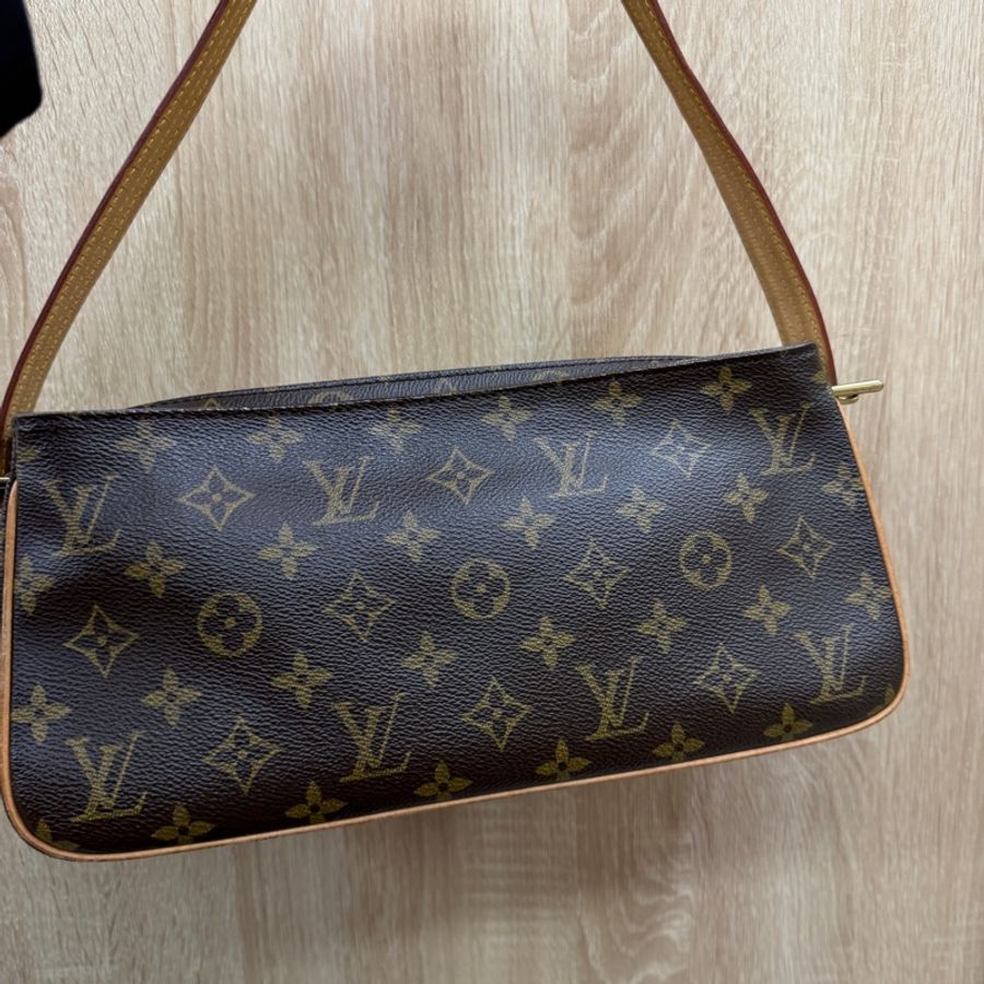 LV 原花金釦Viva Cite MM手提肩背包M51164-5