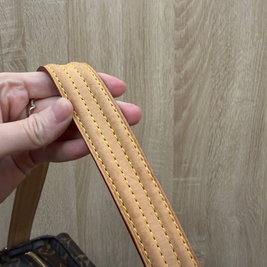 LV 原花金釦Viva Cite MM手提肩背包M51164-15