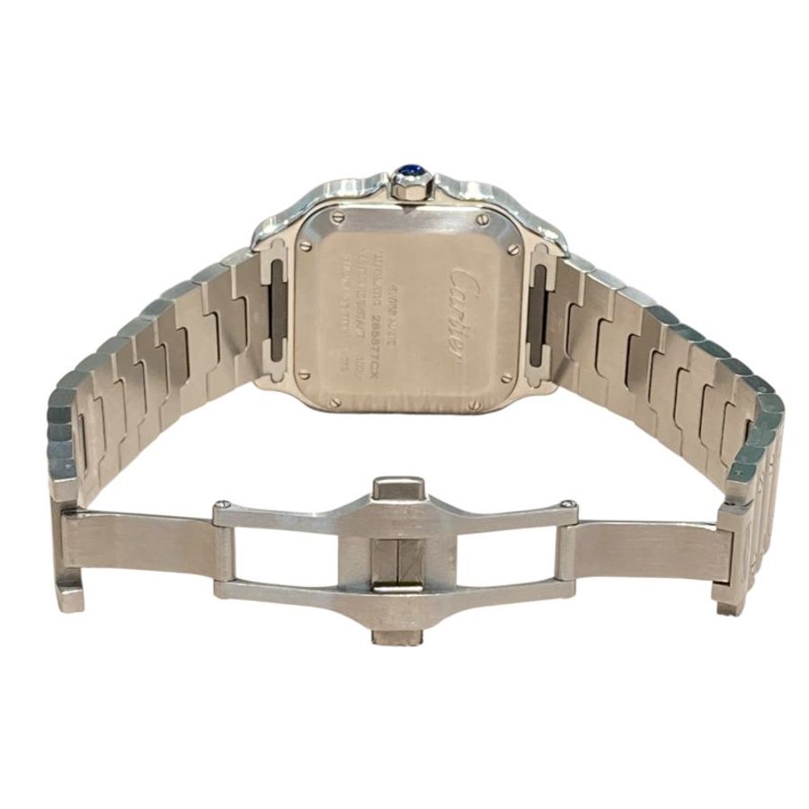 CARTIER 卡地亞 SANTOS WATCH MM 山度士 WSSA0029 自動機械錶-5
