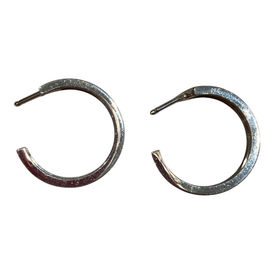 CARTIER 卡地亞 LOVE HOOP 耳環 18K白金-3