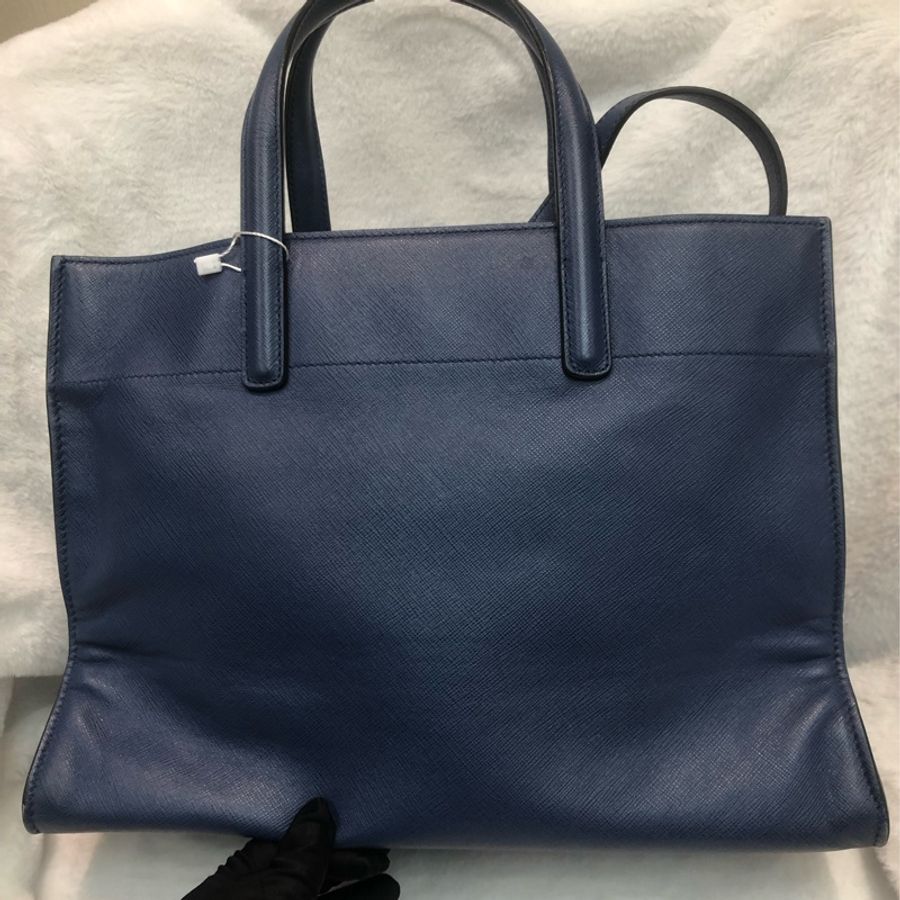 Prada 藍色十字牛皮2Way XC280-1