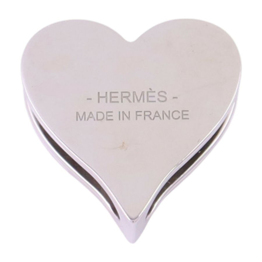 HERMES 金屬/琺瑯Tea Time Twilly Ring絲巾扣-5