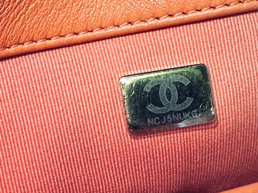 全新 CHANEL 成色基本全新 粉金19bag小號肩背斜背包26*16*7.5 配件塵袋-16