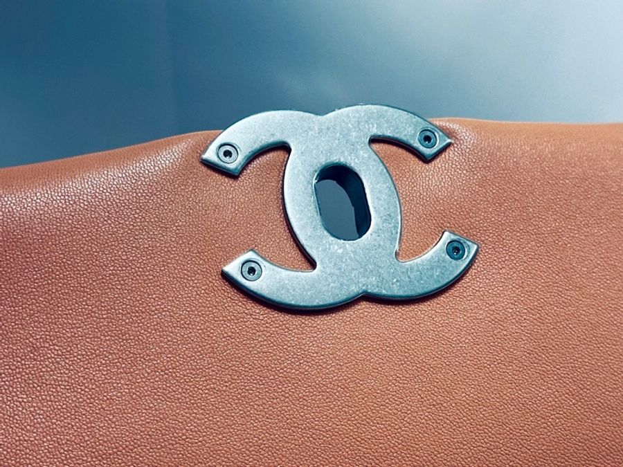 全新 CHANEL 成色基本全新 粉金19bag小號肩背斜背包26*16*7.5 配件塵袋-20