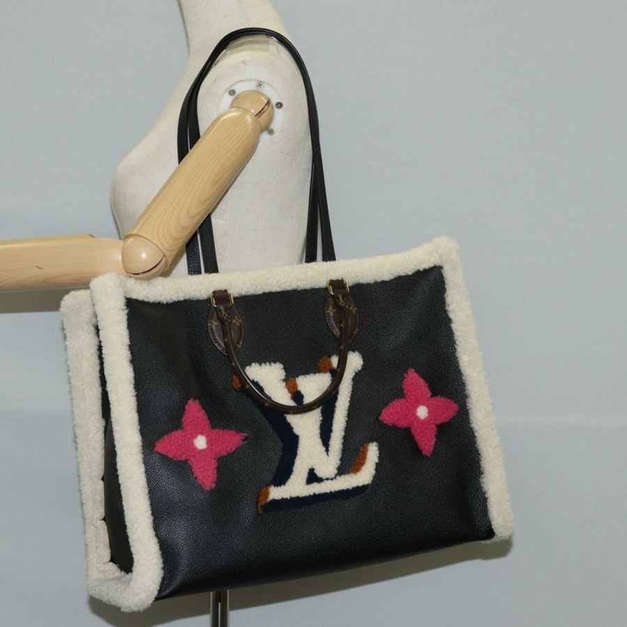 【日本直送】路易威登 Monogram Shearing On The Go GM 手提包 M56958 LV Auth 124652SM-23