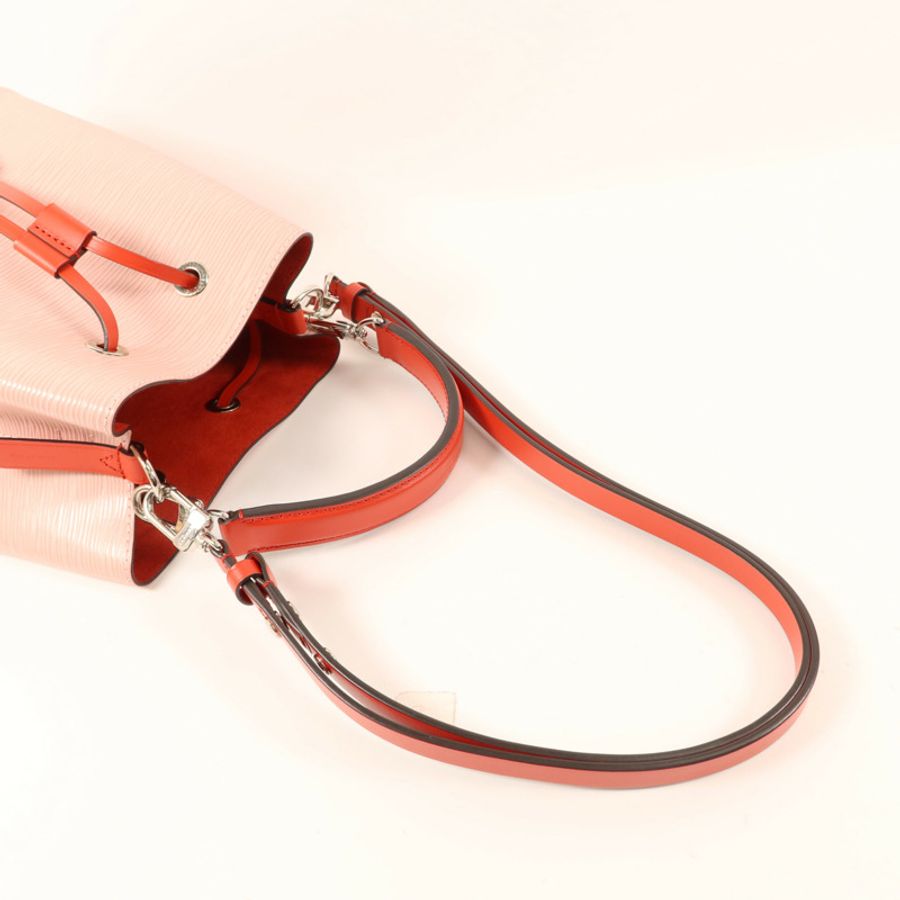 LOUIS VUITTON Epi Neo Noe BB銀扣手挽肩背兩用袋/Rose Ballerine-4