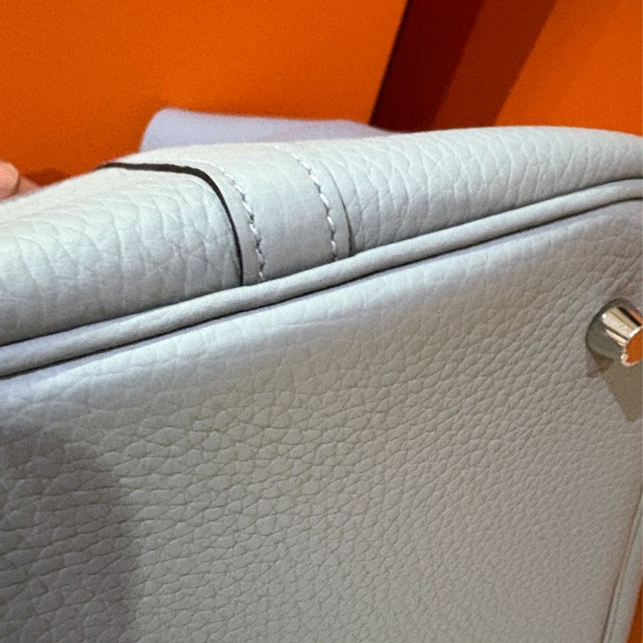 Hermes Gris pantin Picotin 18 PM-4