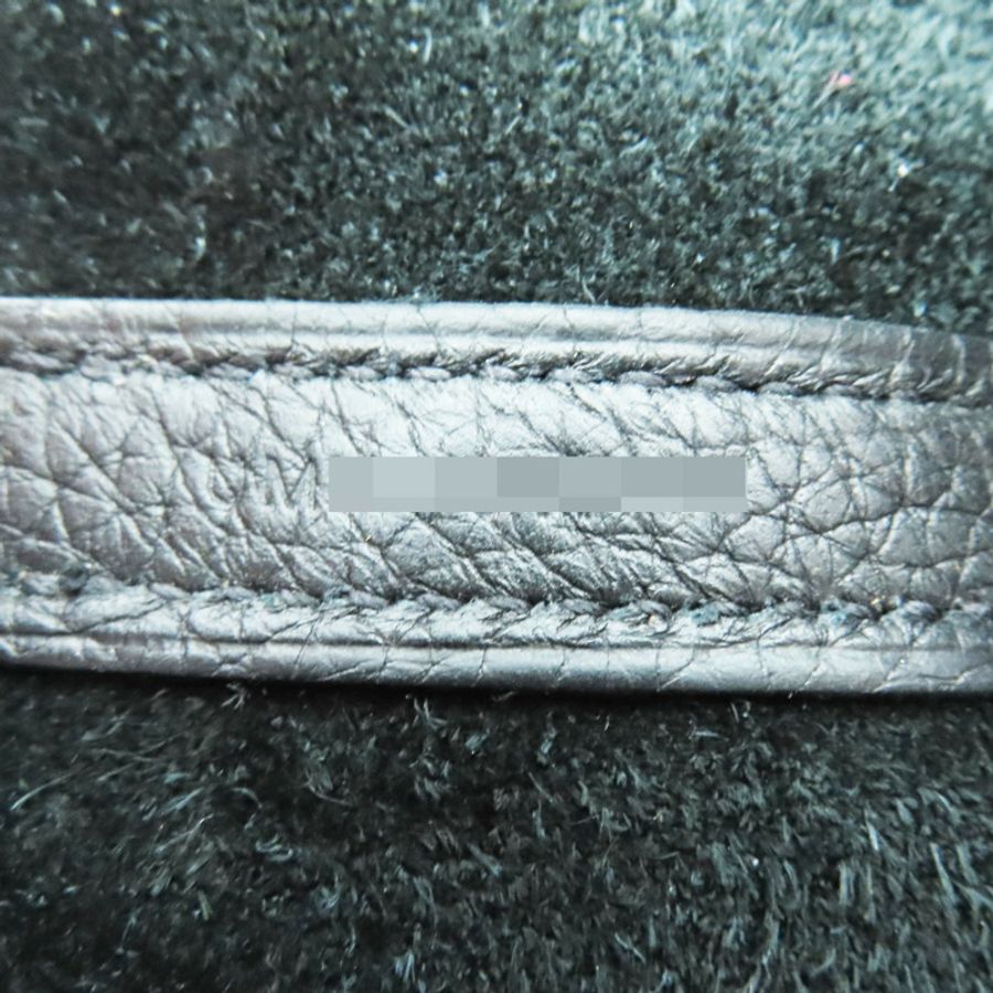 黑色 Taurillon牛皮 Picotin Lock 22 手提包 U刻 銀扣【HERMES 愛馬仕】 H060991CK-6