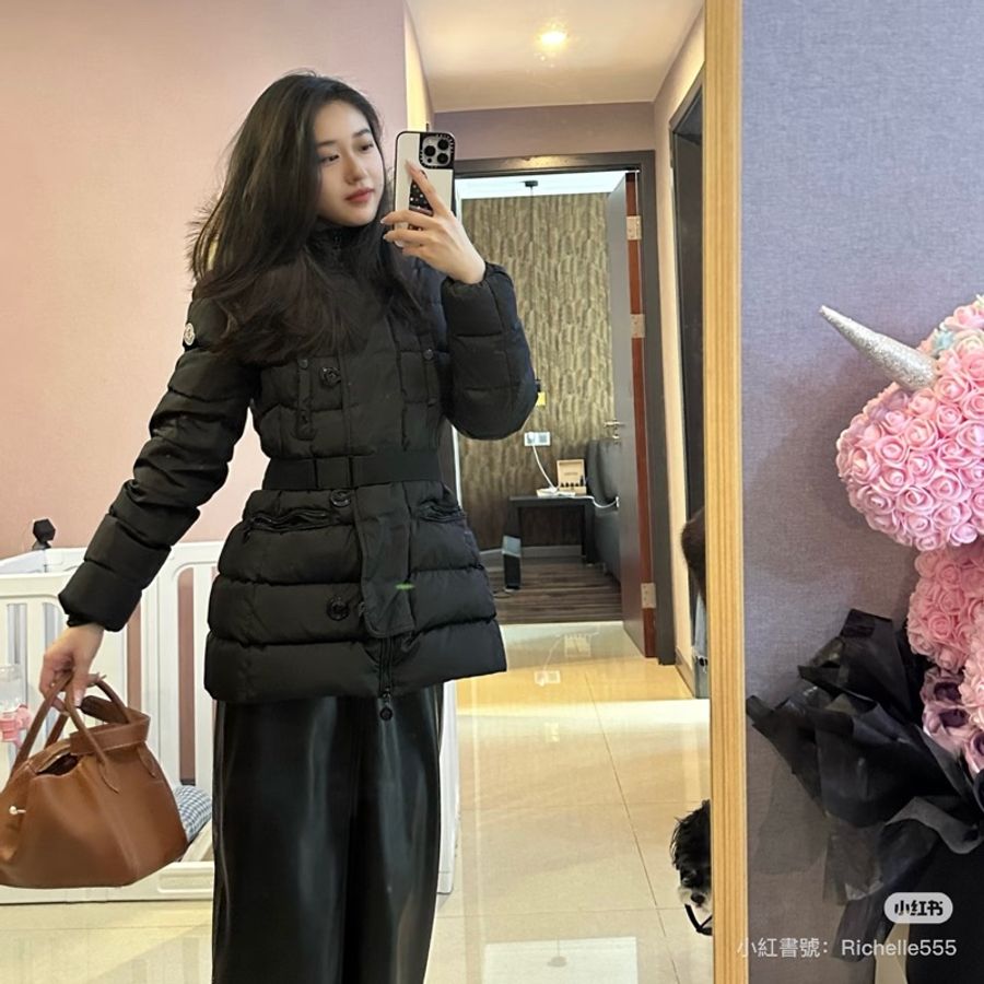 moncler GENE GIUBBOTTO 貉子毛 橄欖綠 羽絨 羽絨外套 防風外套 夾克 外套-1