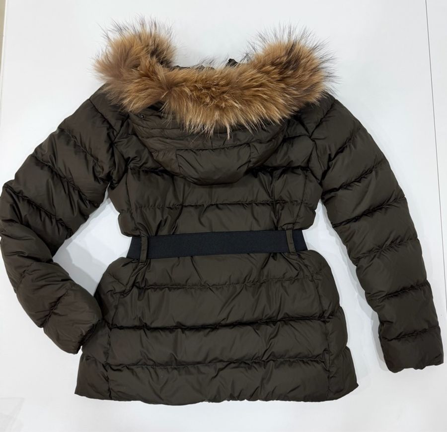 moncler GENE GIUBBOTTO 貉子毛 橄欖綠 羽絨 羽絨外套 防風外套 夾克 外套-9
