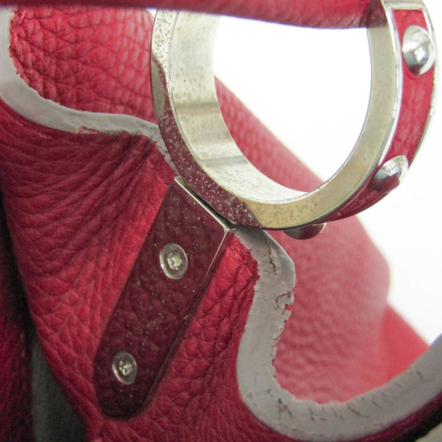 路易威登 Parnassea Capucines GM M48871 女士手提包 紅色-10
