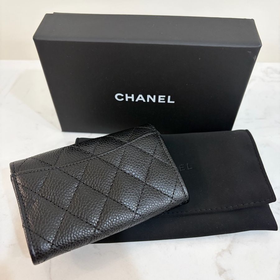 CHANEL 經典單層卡包荔枝牛皮-2