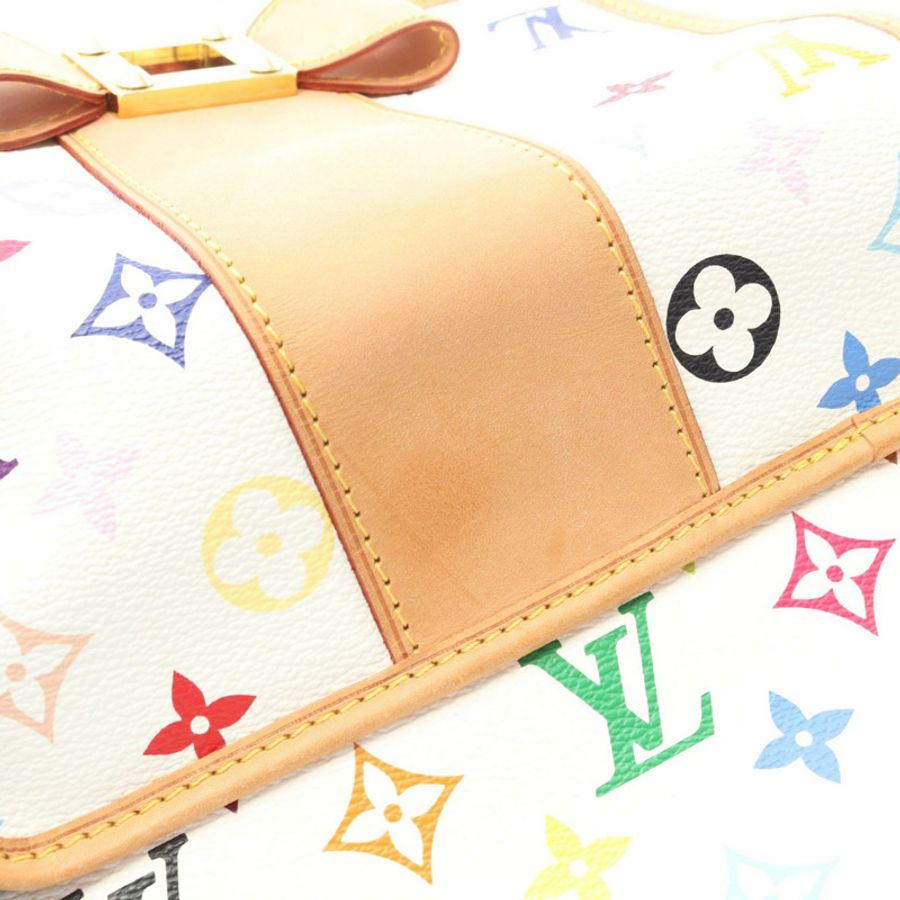 路易威登 Patty 鏈條肩背包 M40305 Monogram Multicolore 白色皮革-8