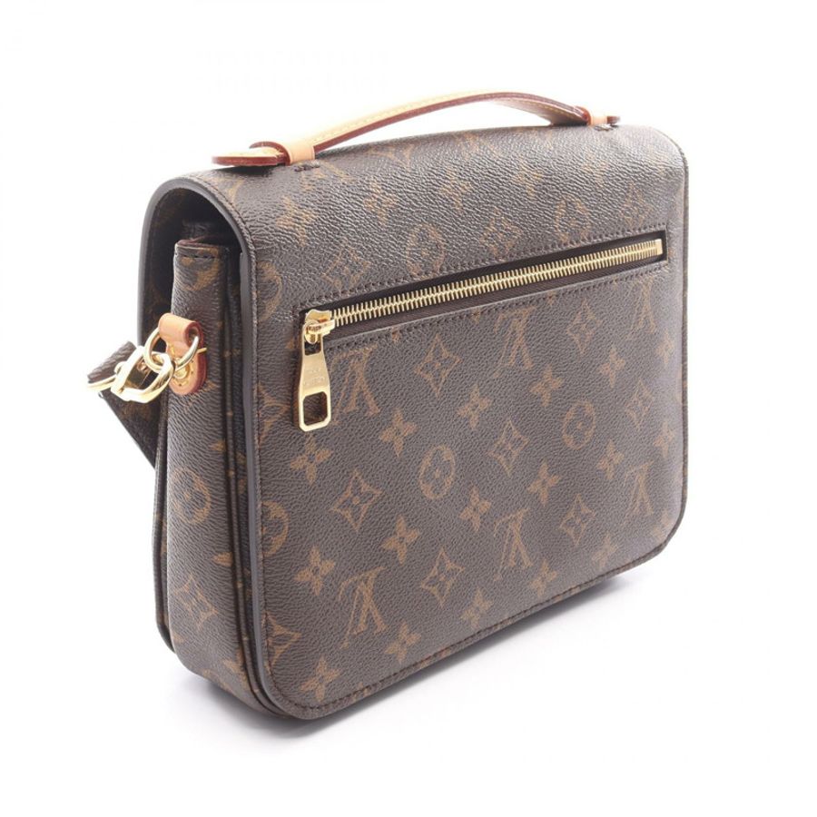 路易威登 Pochette Metis MM 斜背包 M44875 Monogram 棕色皮革-1