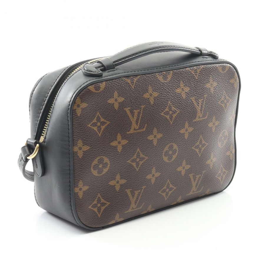 路易威登 Saintonge 單肩斜背包 M43555 Monogram 皮革 Noir LV-1