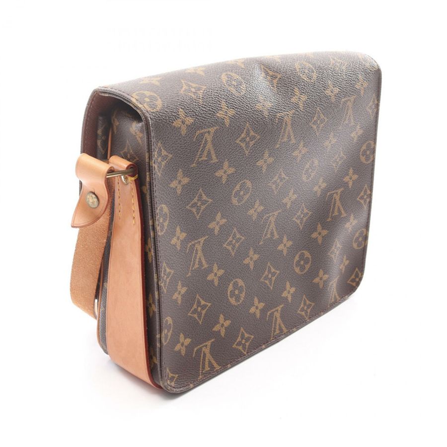 路易威登 Cartouchiere GM 單肩斜背包 M51252 Monogram 帆布 二手-1